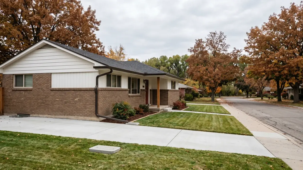 Gutter Installation & Replacement on a residential street in Southeast Boise, Idaho